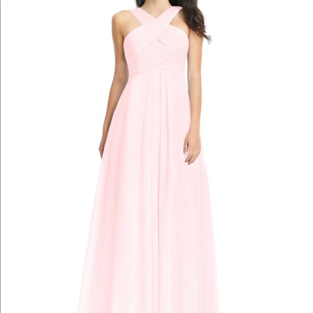 Blushing Pink Azazie dress